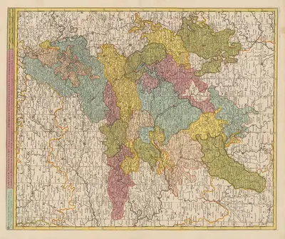 Atlas nouveau, contenant toutes les parties su Monde Pl.025 by Covens & Mortier, 1758 — digital art print download