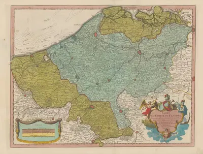 Новый атлас, содержащий все части мира Pl.030 by Ковенс и Мортир, 1758 — digital art print download