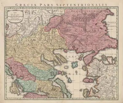 Новый атлас, содержащий все части мира, пл.038 by Ковенс и Мортир, 1758 — digital art print download