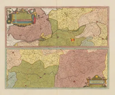 Новый атлас, содержащий все части мира Пл.070 by Ковенс и Мортир, 1758 — digital art print download