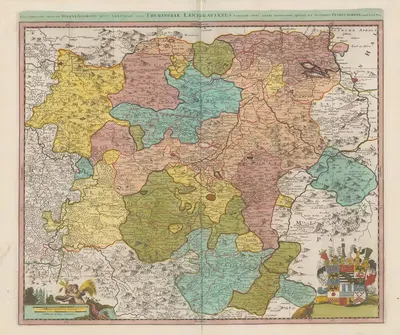 Новый атлас, содержащий все части мира Пл.078 by Ковенс и Мортир, 1758 — digital art print download