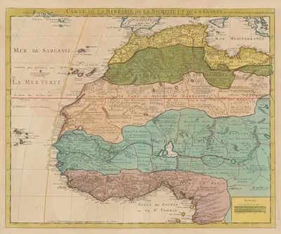 Новый атлас, содержащий все части мира Pl.108 by Ковенс и Мортир, 1758 — digital art print download
