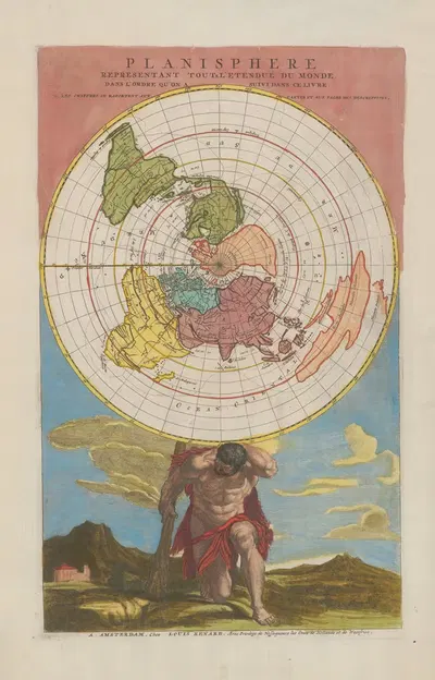 Новый атлас, содержащий все части мира, Пл.117 by Ковенс и Мортир, 1758 — digital art print download