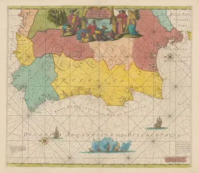 Новый атлас, содержащий все части мира Пл.125 by Ковенс и Мортир, 1758 — digital art print download