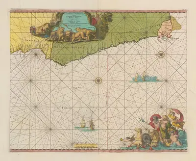 Новый атлас, содержащий все части мира Пл.131 by Ковенс и Мортир, 1758 — digital art print download
