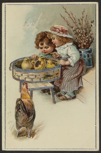 Easter card by E. A. Schwerdtfeger — digital art print download