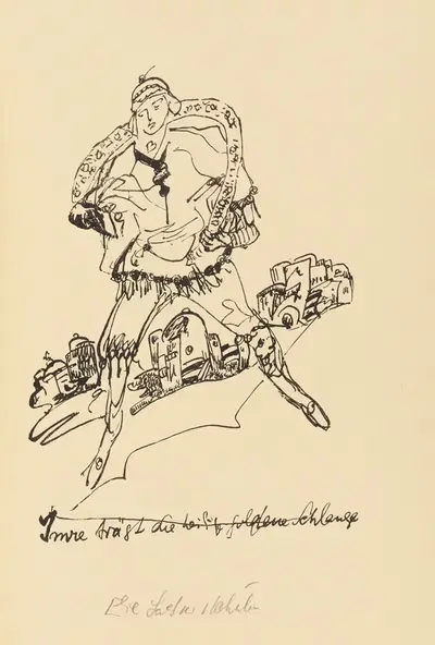 Фивы by Эльза Ласкер-Шюлер, 1923 — digital art print download