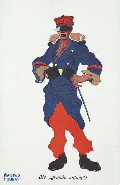 Великая нация! by Эмиль Хубер, 1914 — digital art print download
