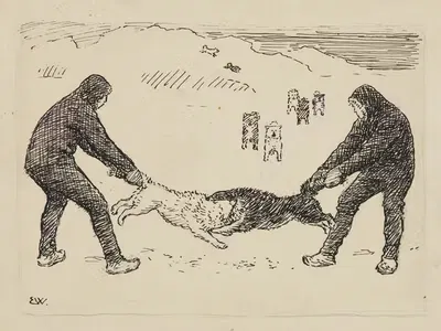 Наши боевые собаки by Эрик Веренскиольд, 1893-1897 — digital art print download