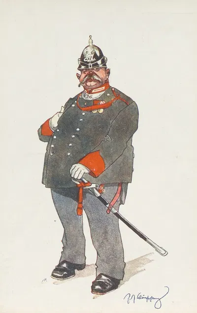 Сторож by Фриц Шёнпфлуг, 1905-1910 — digital art print download