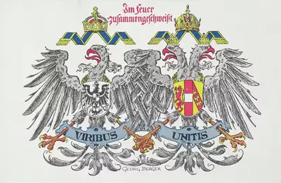 Viribus Unitis. В аду соединены by Георг Бергер, 1914 — digital art print download