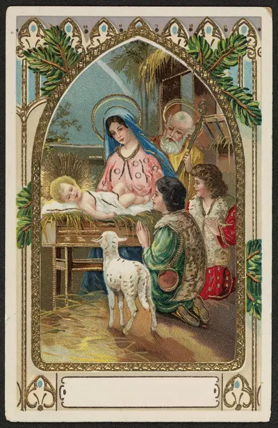 Christmas card by Общество графического искусства — digital art print download