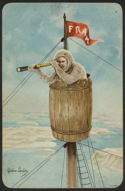 Фритйоф Нансен by Густав Лэрюм — digital art print download
