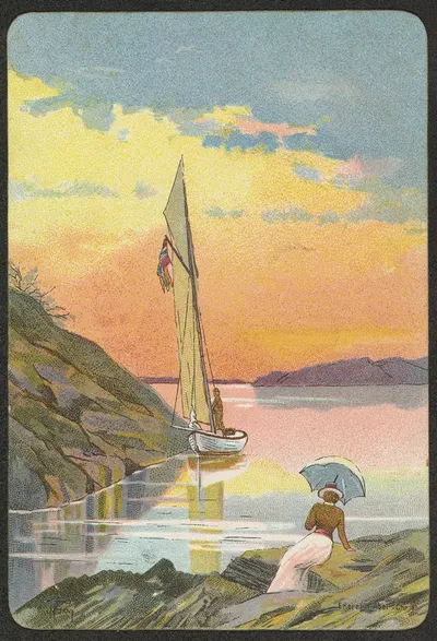 Coastal motif by Halfdan Gran — digital art print download