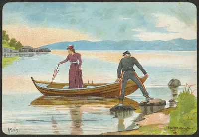 Romantic motif by Halfdan Gran — digital art print download