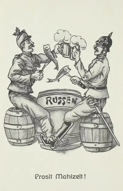 На здоровье, приятного аппетита! by Ханс Хаузнер, 1914 — digital art print download