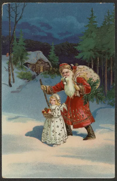 Рождественская открытка by Германн Вольфф — digital art print download