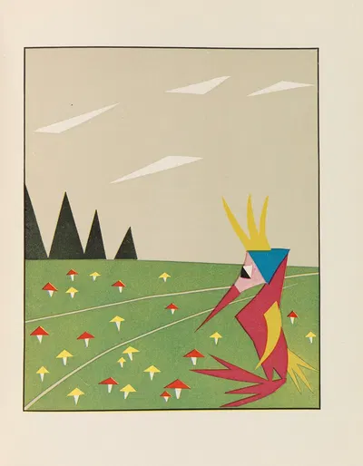 Дер Видифонделвальд by Хильде Крюгер, 1924 — digital art print download