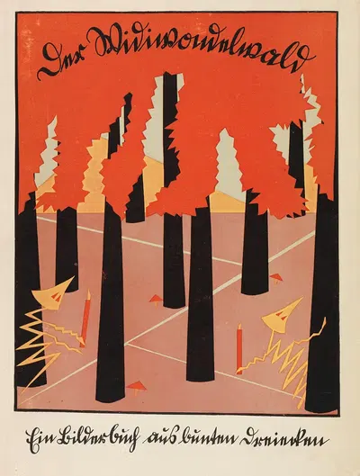 Дер Видиwондельвальд by Хильде Крюгер, 1924 — digital art print download