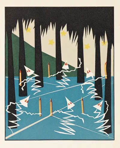Der Widiwondelwald by Хильде Крюгер, 1924 — digital art print download