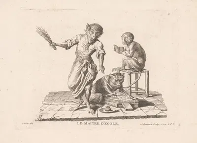 Учитель by Жан Батист Гюлар, 1733-1792 — digital art print download