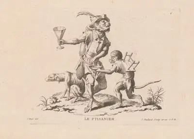 Птицанье by Жан Батист Гюлар, 1733-1792 — digital art print download