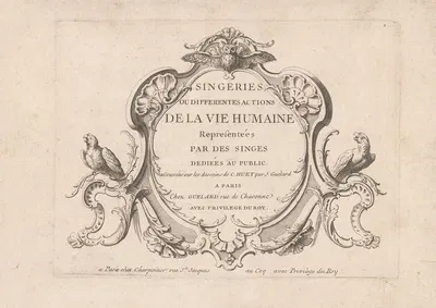 Titlepage by Jean Baptiste Guélard, 1733-1792 — digital art print download