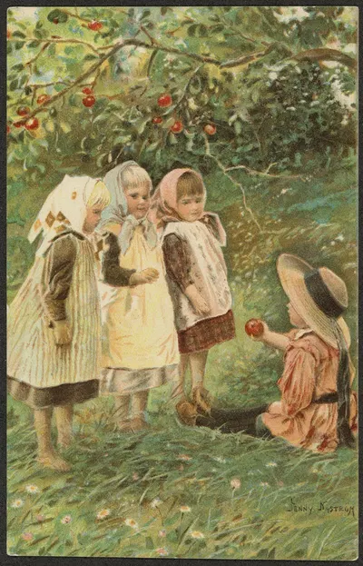 Мотив ребенка by Дженни Нюстрём — digital art print download