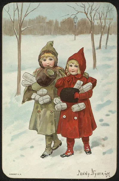 Рождественский мотив by Дженни Нюстрём — digital art print download