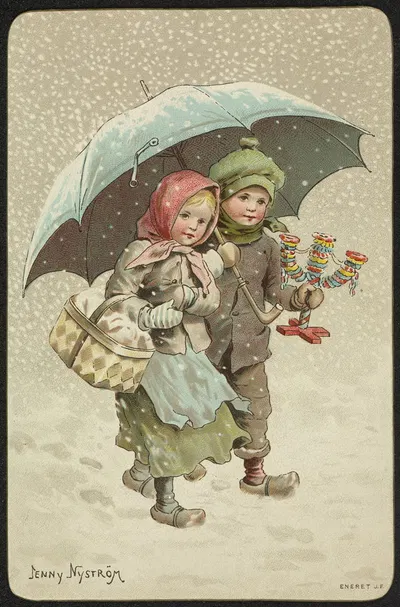 Рождественский мотив by Дженни Нюстрём — digital art print download