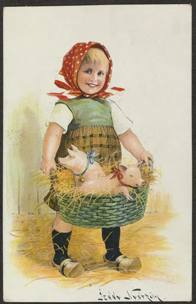 Рождественская открытка by Дженни Нюстрём — digital art print download