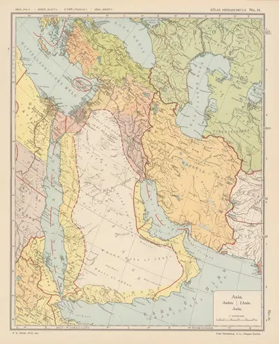 Атлас иерархический Пл.14 by Карл Штрайт, 1913 — digital art print download
