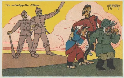 Изуродованный альянс. by Карл Теодор Цельгер, 1914 — digital art print download