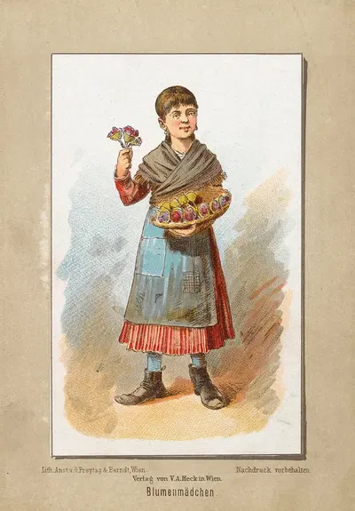 Цветочные девушки by Ладислав Евгений Петровиц, 1880 — digital art print download