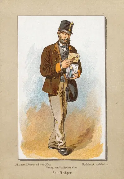 Почтальон by Ладислав Евгений Петровиц, 1880 — digital art print download
