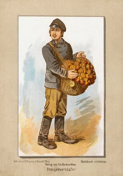 Продавец апельсинов by Ладислав Евгений Петровиц, 1880 — digital art print download