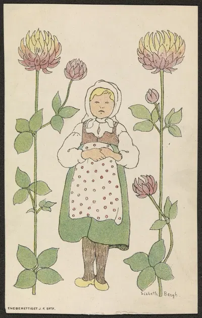 Мотив ребенка by Лисбет Берг — digital art print download