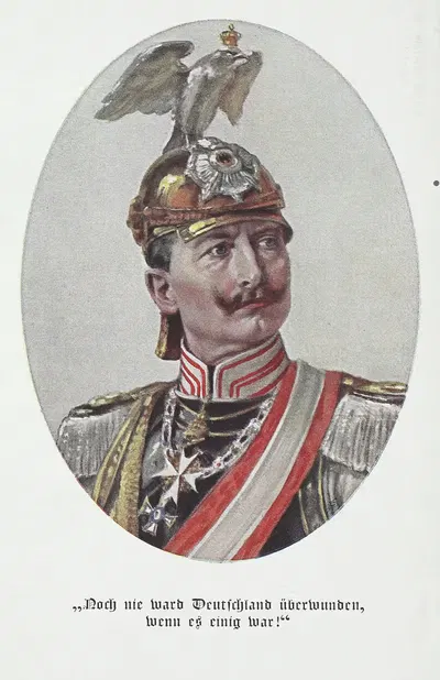 Никогда Германия не была побеждена, когда она была единой! by М. Мунк, 1915 — digital art print download