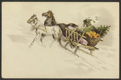 Christmas Card by Moriz & Barschall — digital art print download