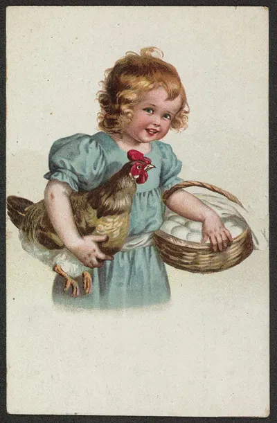 Easter card by Moriz & Barschall — digital art print download