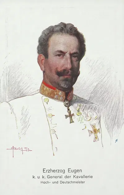 Эрцгерцог Эугений, к. у. к. генерал кавалерии, гроссмейстер by Оскар Брюх, 1914 — digital art print download