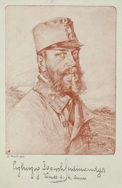 Эрцгерцог Иосиф Фердинанд Австрийский-Тосканский (1872-1942), командующий 4-й армией by Оскар Брюх, 1872-1942 — digital art…