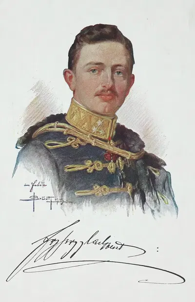 Эрцгерцог Карл Франц Иосиф by Оскар Брюх, 1915 — digital art print download