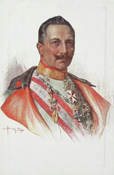 Кайзер Вильгельм II by Оскар Брюх, 1914 — digital art print download