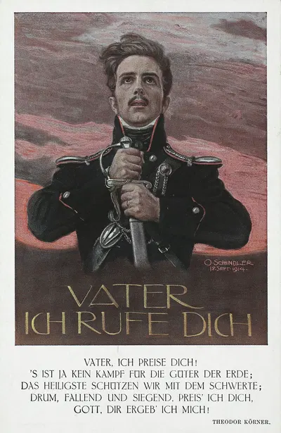 Vater ich rufe dich by Osmar Schindler, 1914 — digital art print download