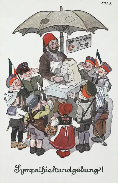 Симпатия! by Пауль Отто Энгельхард, 1915 — digital art print download