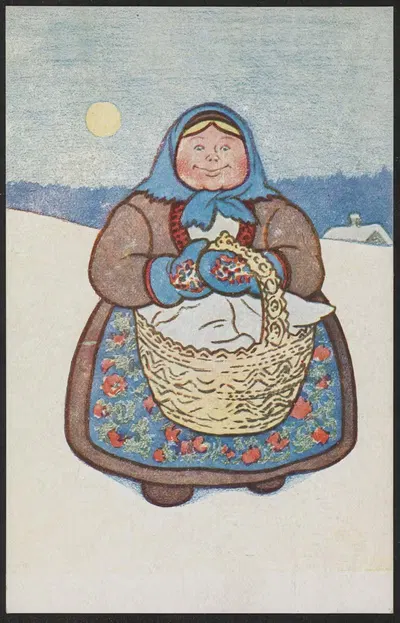 Жена Рождества by Теодор Киттельсен — digital art print download