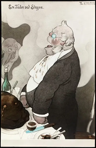 Один талер у Стегена by Теодор Киттельсен, 1908 — digital art print download