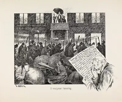 И неудавшийся факельный поход by Теодор Киттельсен, 1889 — digital art print download