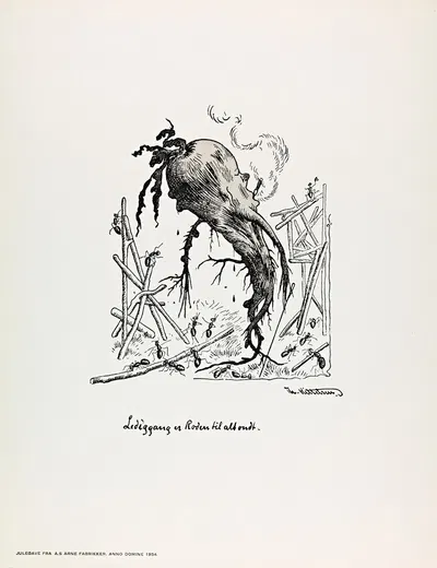 Лень – корень всего злого by Теодор Киттельсен, 1898 — digital art print download